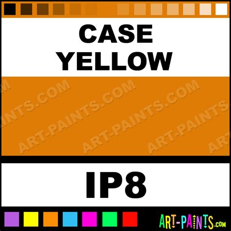 case yellow paint for skids